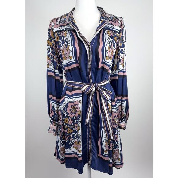 Cleobella Charisma Mini Dress in Floral Anise Size Medium - Picture 2 of 12